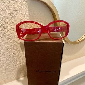 Vintage Louis Vuitton Red Sunglasses (Preloved)